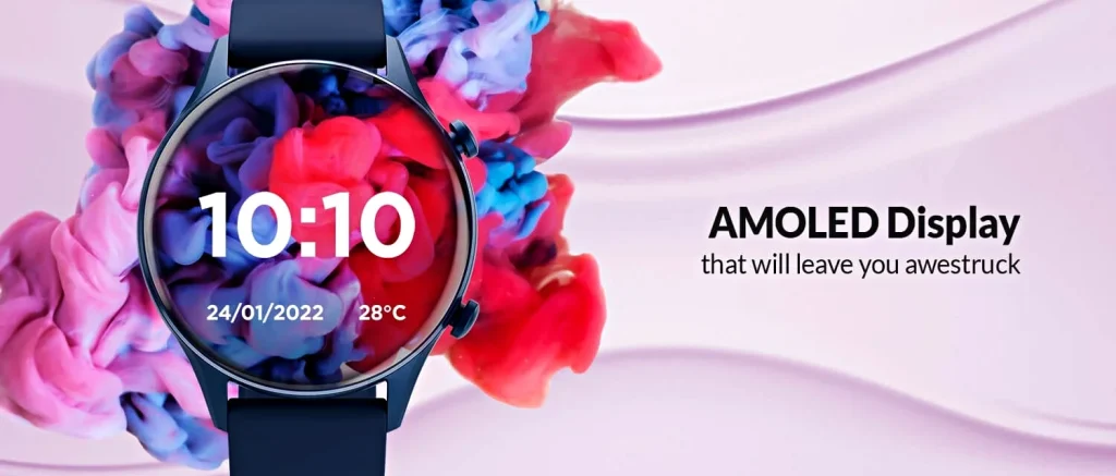 titan smart pro smartwatch AMOLED display image