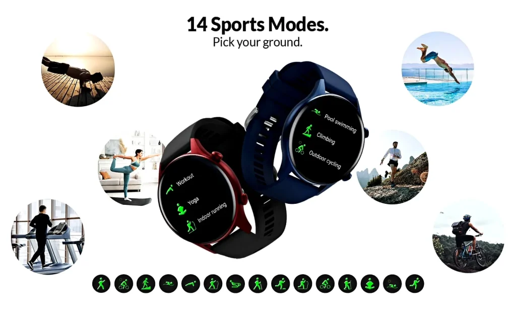 Titan smart pro watch sports modes image