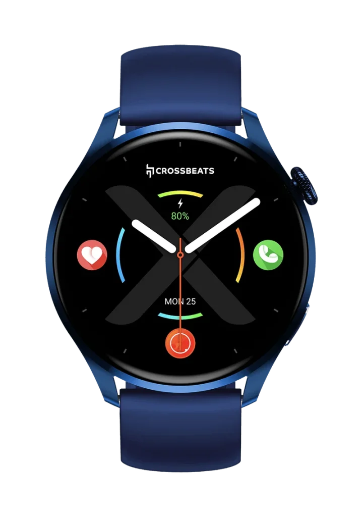 crossbeats orbit x smartwatch blue color image, crossbeats orbit x review