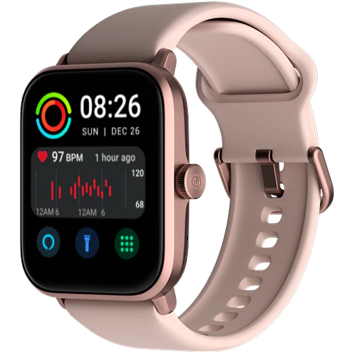 Noise colorfit pro 3 alpha smartwatch pink color image