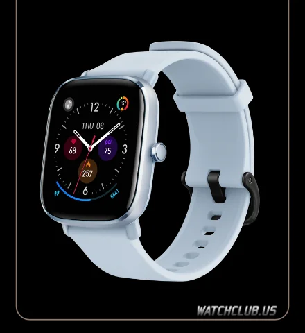 Amazfit GTS 2 mini new version smartwatch blue color front side image